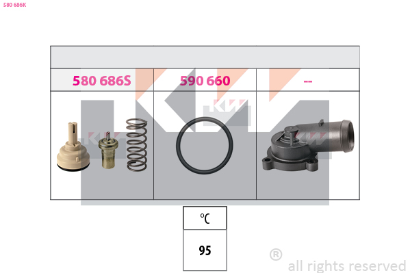 KW Termosztát 580686K_KW